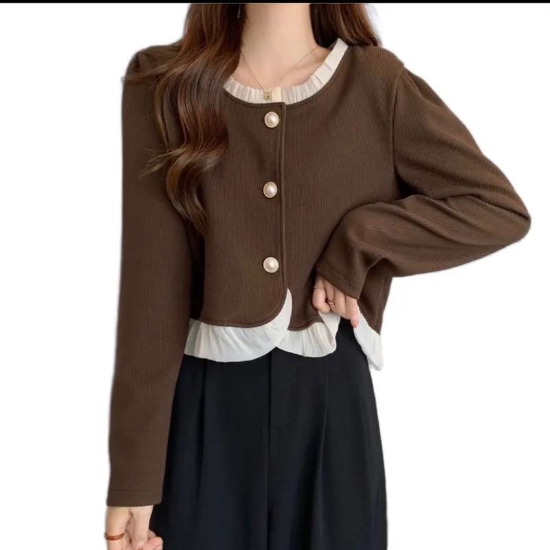 Áo thun nữ bigsize áo kiểu bigsize phối bèo dáng ngắn vừa xinh xắn Đậu bigsize- SM46