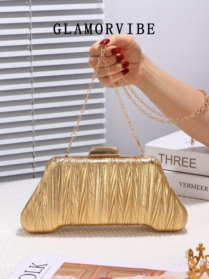 Product Introduction of Women's Elegant Glittering Evening Bag, Exquisite Trendy Clutch Bag, Fashionable Bag for Party Decoration 7