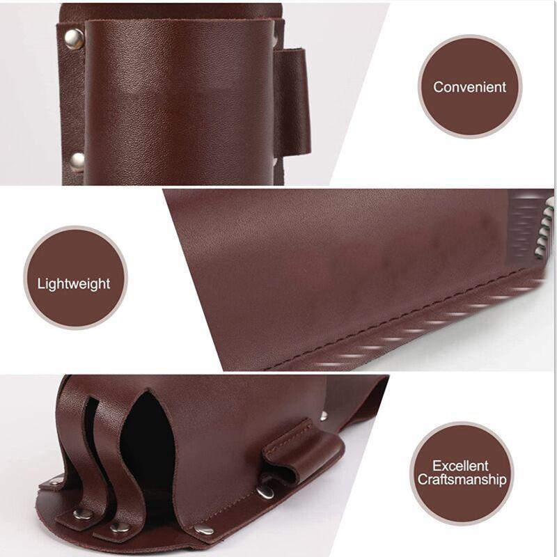 PU Leather Water Bottle Holder, Waterproof Waist Bottle Holder, Creative Waist Bag for Travel Outdoor & Backyard Use, Drinkware 7