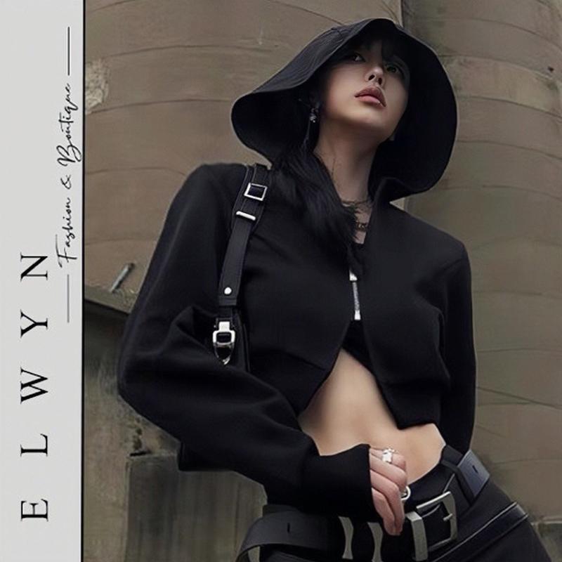 Áo khoác thu đông dáng croptop EL48