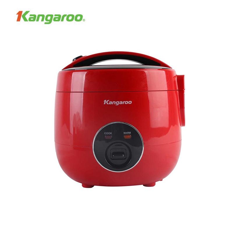 [ IH ] Nồi cơm điện 1.5L loại cơ Kangaroo KG824- Nút nhấn cơ dễ dàng thao tác.