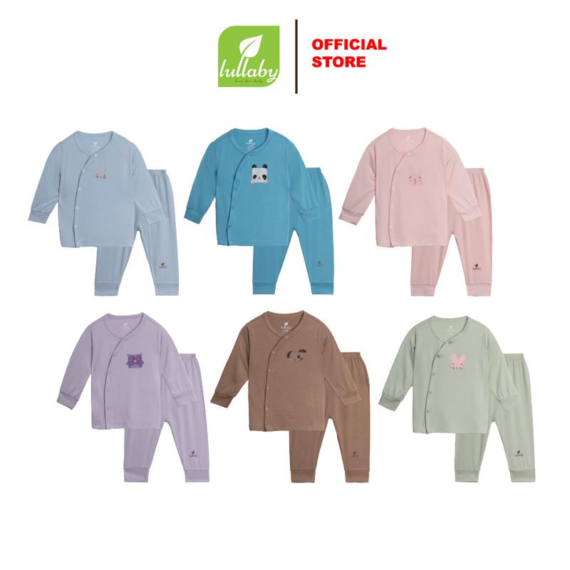 LULLABY - Bộ cài lệch dài tay cho bé - NH956R