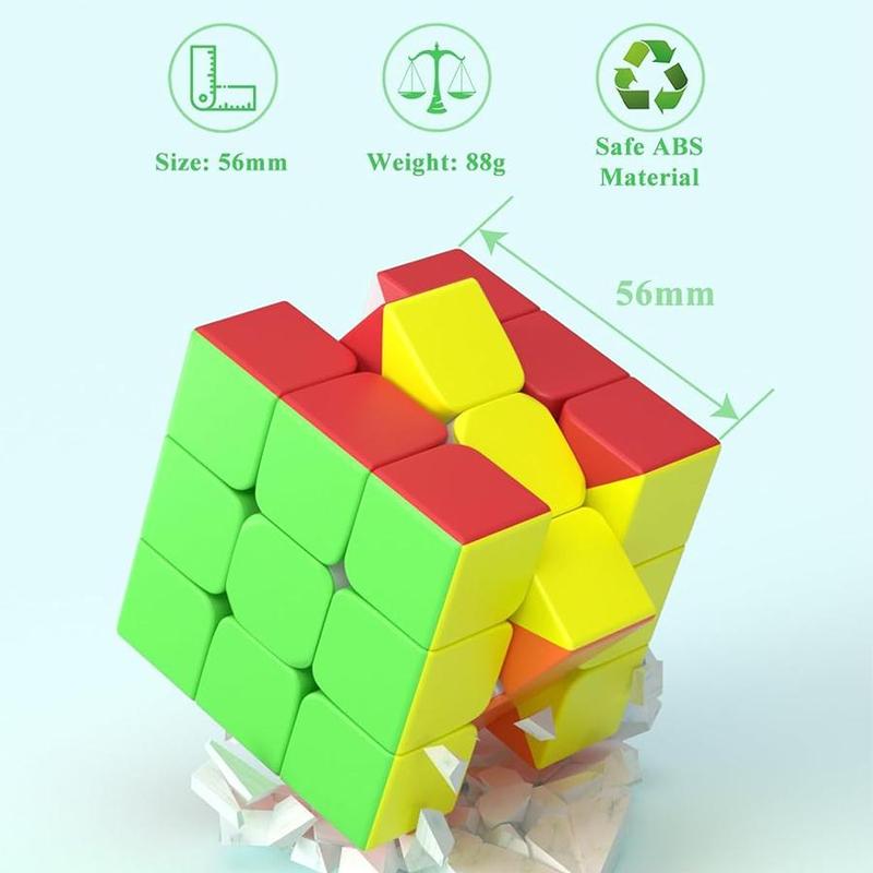 Product Introduction of 3x3 Macaron Colored Speed Cube, Colorful Cube Puzzle Toy, Fun and Stress Relief Toy, Educational Toy for Kids & Adults 2