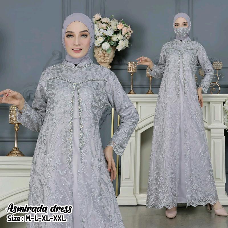 Gamis Ellzata Cardigan Free Hijab - Gamis Pesta - Gamis Wanita Terbaru - Dress Kondangan 3