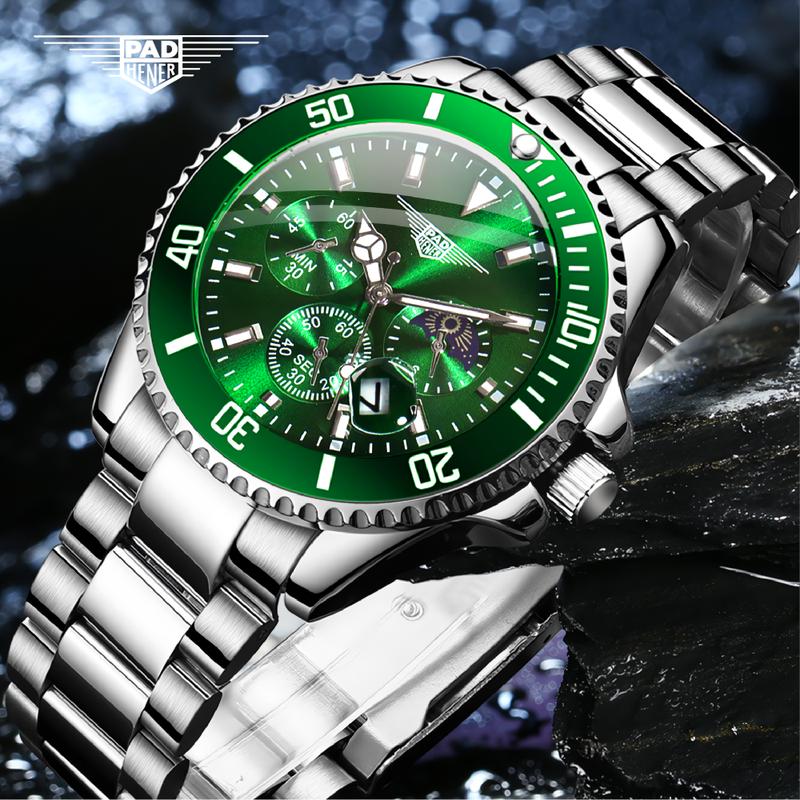 Product Introduction of PAD HENER Sky Master Stainless Steel Original Water Resistant Jam Tangan Unisex Analog 28