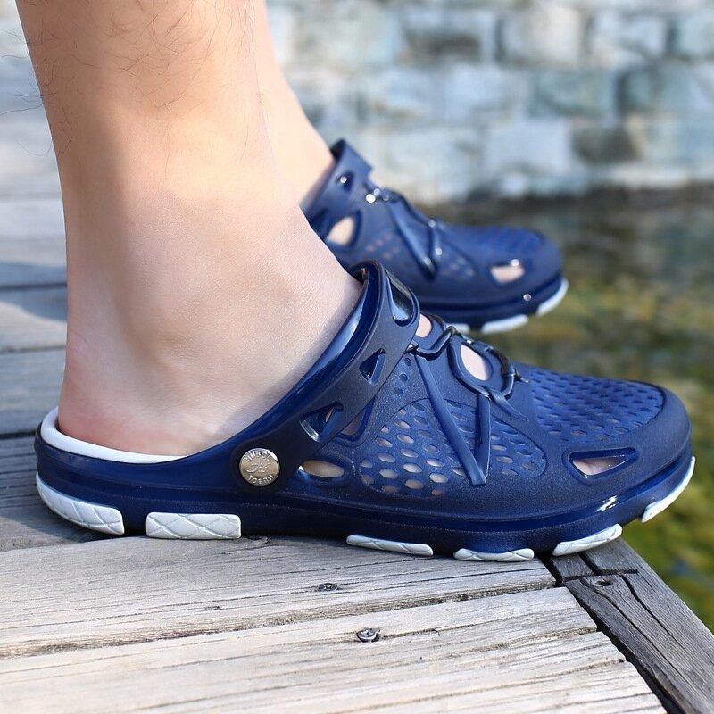 Mens Shoes Breathable Non-slip Sandals Outdoor Slippers Fashion Casual Beach Shoes 4