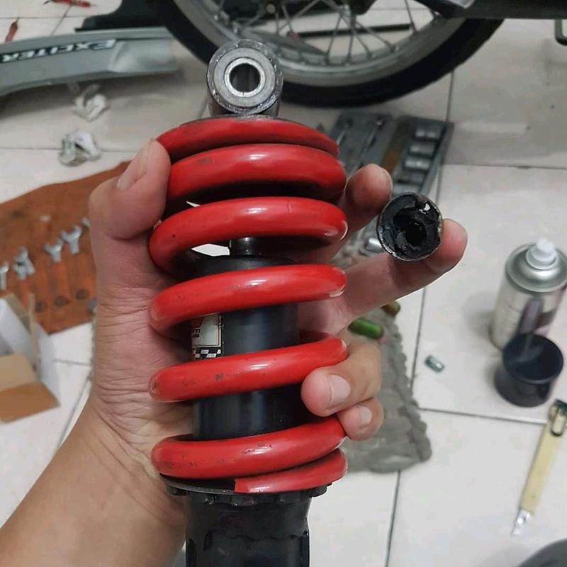 Bosh Monoshock Jupiter Mx Old New 135 King 150 Bos Shock Belakang Bahan Teflon Aluminium 8