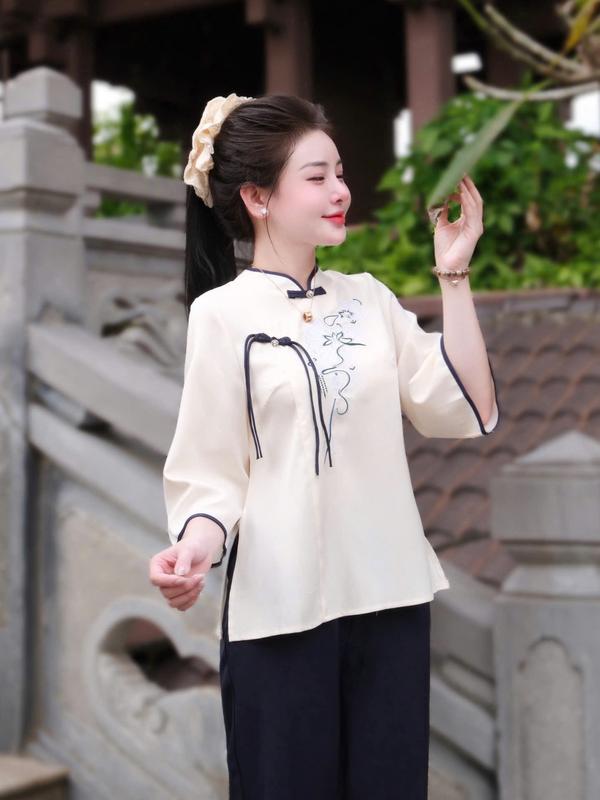 TINH NHI đồ lam đi lễ chất đũi dày dặn tiểu thư PP245 3