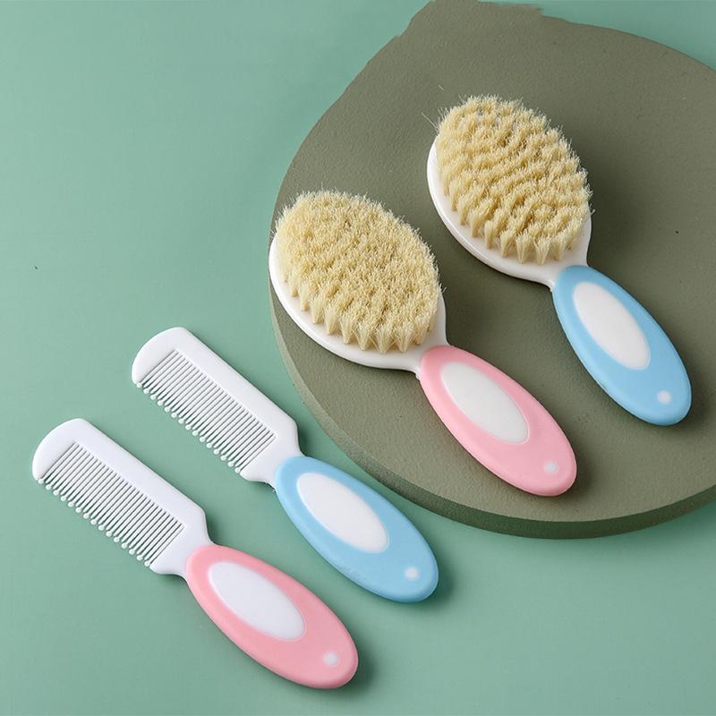 Product Introduction of Baby Comb Care Set Baby Shampoo PP Soft Hair Comb To Tinea Foetidum Cleaning Brush 8