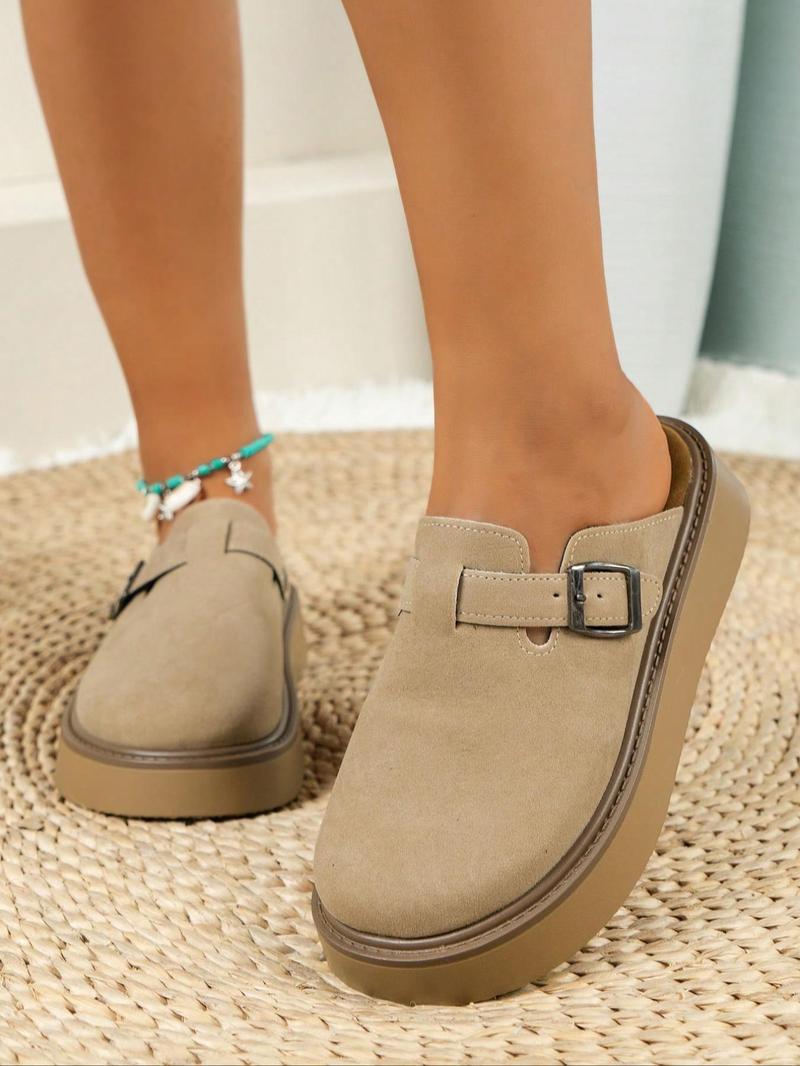 Product Introduction of Women's Solid Color Slip on Walking Shoes, Casual Comfortable Non-slip Shoes for Daily Wear, Female All-match Round Toe Shoes for Daily Wear Footwear Girl Slipon Apricot 5