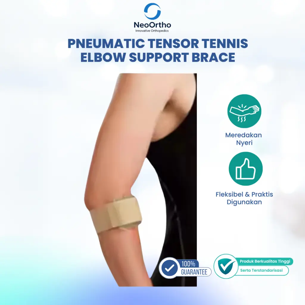 NeoOrtho Pneumatic Tensor Tennis Elbow Support Brace Penjepit Pelindung ...