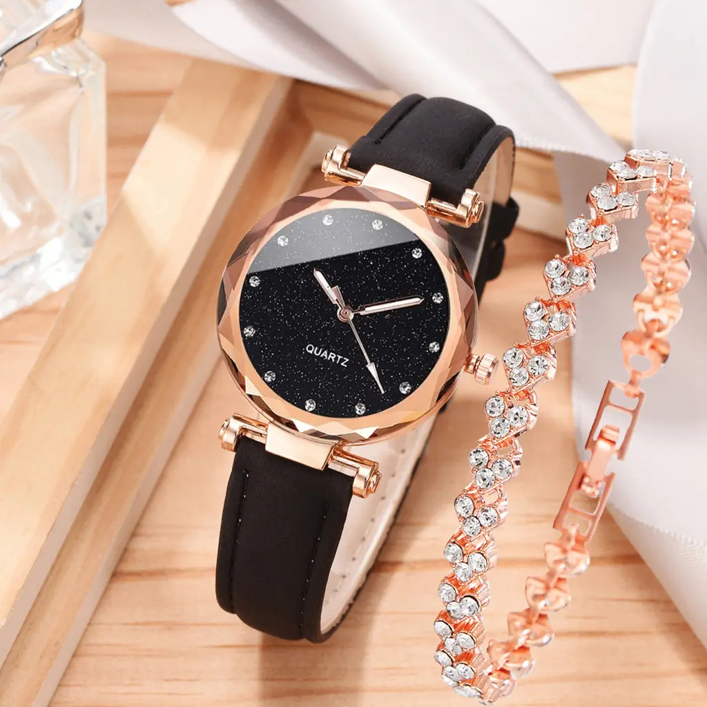 Đồng Hồ Nữ, Thời Trang Phong Cách Hàn Quốc, Đồng Hồ Nữ Thường Ngày Vòng Tay, Đồng Hồ Hai Mảnh Voi Women Watch đồng  hồ đồng  hồ gshock dongho  theanh dongho  congso đồng  hồ  w  carnival