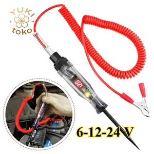 Test Pen Tespen Digital Spring Wire 2.8m Dengan Display Digital DC Untuk Otomotif Mobil Truk Mendukung Pengukuran Parameter DC Akurat