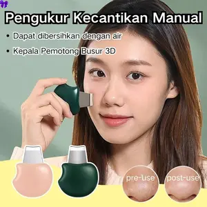 Alat Pembersih Wajah Mini - Facial Brush Manual untuk Exfoliating & Pore Cleansing, Atasi Jerawat & Komedo, Skin Booster Glowing, Perawatan Wajah Harian & Travel, Ideal untuk Kulit Berminyak & Berjerawat