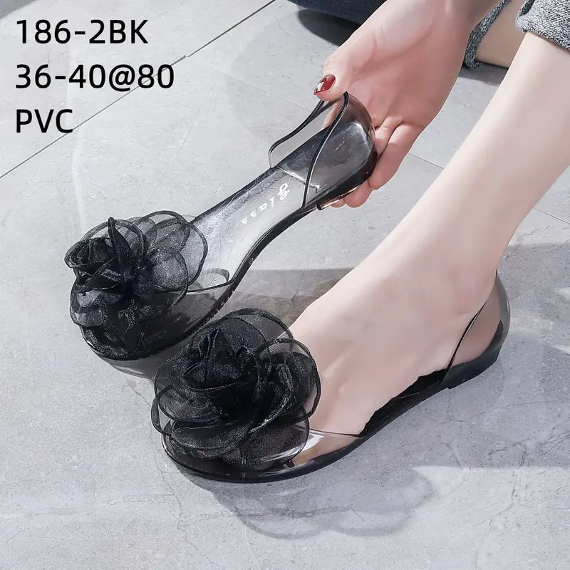 Koleksi DM141 Sendal dengan Pom Pom, Bahan Berkualitas dan Tersedia dalam Beragam Warna Cerah 4