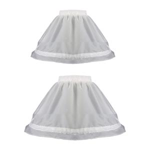 Girl Crinoline Underskirt A-line Petticoat Little Girl Petticoat Underskirt Short Underskirt For Lolita Dress with Hoop