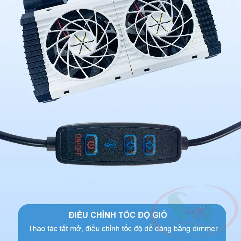 Quạt Shengang Cooling Fan Dimmer tản nhiệt làm mát bể cá tép thủy sinh 5