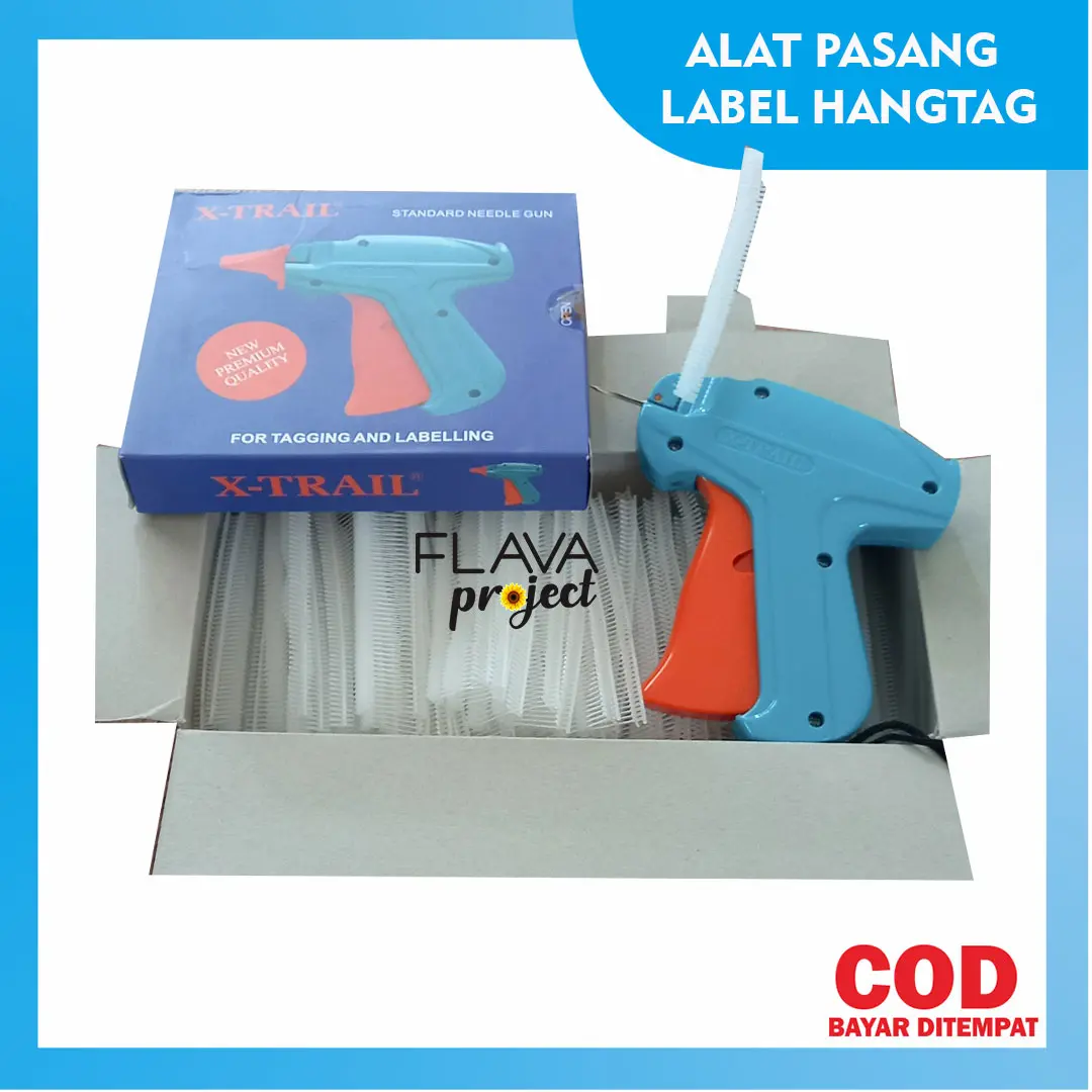 tag pin refil isi tag gun 25mm isi 5000pcs - tembakan label hangtag - tembakan laundry garment Plastik Putih