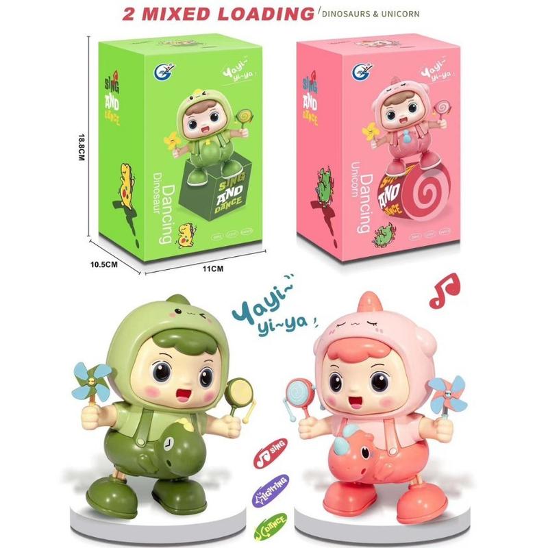 Đồ Chơi Em Bé Rồng Robot Nhảy Múa Có Nhạc Sôi Động, Biết Đi, Có Nhạc Vui Nhộn.
