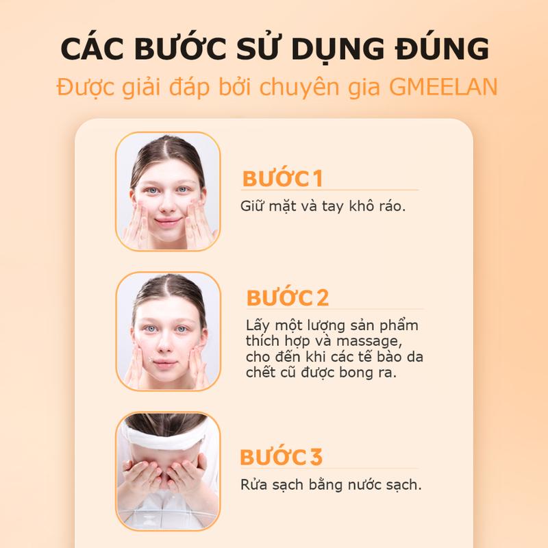 Gel Tẩy Tế Bào Chết Mặt GMEELAN 50g - Làm Sạch và Tẩy Da Chết Cho Da Dầu Mụn 2