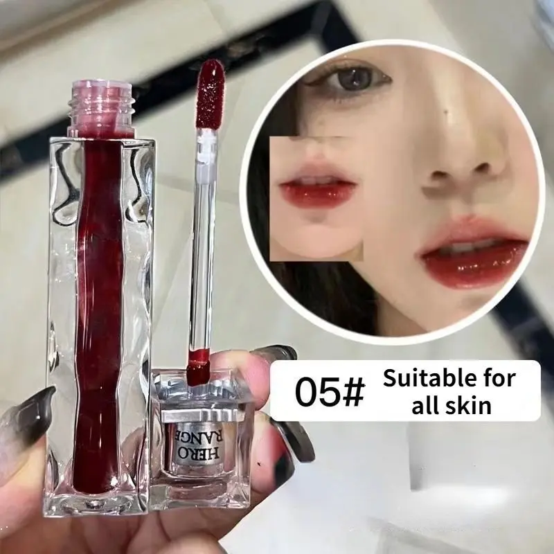 Son Bóng Trong Suốt, Bề Mặt Gương, Men, Dưỡng Ẩm, Lâu Trôi, Không Phai Trang Điểm Cosmetic