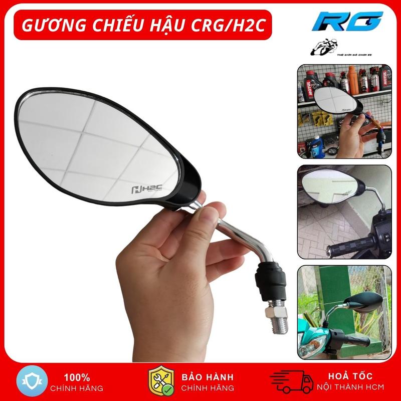 Gương Chiếu Hậu Xe Máy CRG H2C Mẫu Yaz Spack Giọt Nước Kính Chiếu Hậu Thời Trang Gắn Chân Kính Xe Wave Sirius Exciter Winner,...