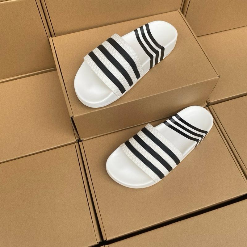 Dép addas quai ngang hottrend hè 2025 Slipper DéP Đế Bằng dép dg Nhung Nam Nhung Nam posee original