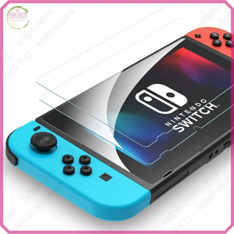 Kính Cường Lực 9H Bảo Vệ Màn Hình Cho Máy Chơi Game Nintendo Switch V1, V2, Switch Lite, Switch Oled cacấp 3