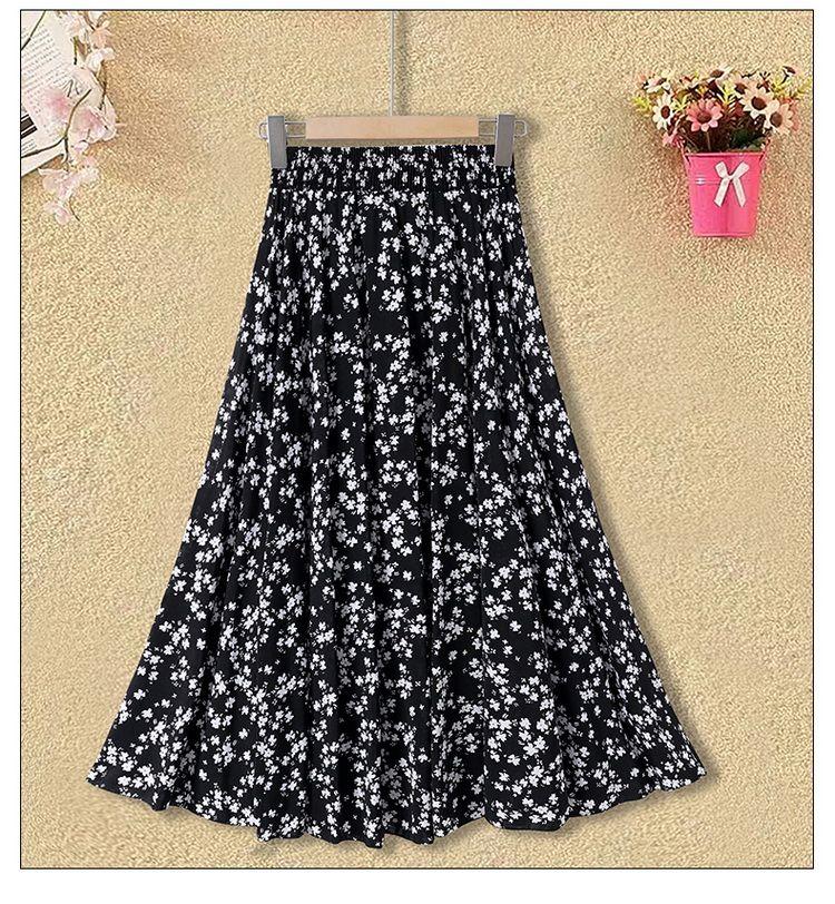 Product Introduction of Váy Mới Cho Mẹ TRUNG NIÊN, Cạp Cao Co Giãn, Thiết Kế Hoa, Thích Hợp Cho Mùa Hè, Dài Trung Bình 72 Dài, Thích Hợp Cho Múa Vuông, Chất Liệu Mỏng, 2024 16