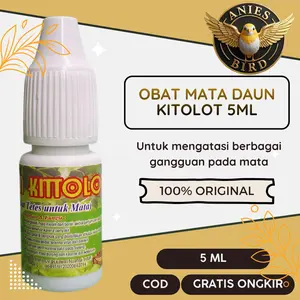[TERMURAH Daun Kitolot 5ml Obat Snot Mata Katarak Iritasi Berair Ampuh Pada Semua Burung Kicau
