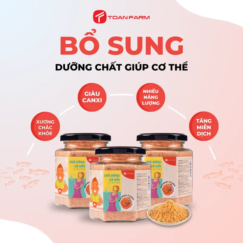 [Đặc Biệt] Ruốc Chà Bông Cá Hồi Cho Bé Ăn Dặm - Thơm Ngon Ăn Liền - Không Có Vị Tanh - Tơi Mịn - Food Ăn Vặt 4