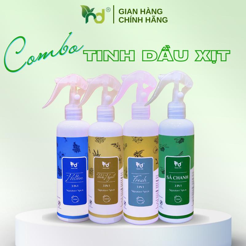NaDa Oils Chai Xịt Thơm Phòng Khử Mùi Hương Nước Hoa Và Thiên Nhiên An Toàn Cho Sức Khỏe 250ML