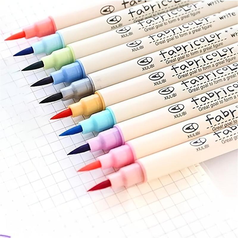 [Back To School] 10-color Soft-tip Brush Pens - Perfect for Calligraphy Art & Stationery! 5