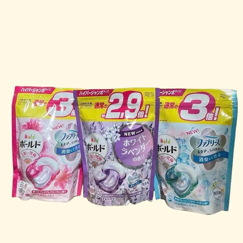 Viên giặt túi 3D Gelball Nhật bản 3 màu Làm Sạch 1