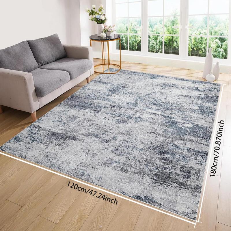Modern Non-slip Soft Carpet, Rectangle Home Decorative Mat, Anti-slip Floor Mat for Living Room Bedroom Home Decor, Large Living Room Rugs 4