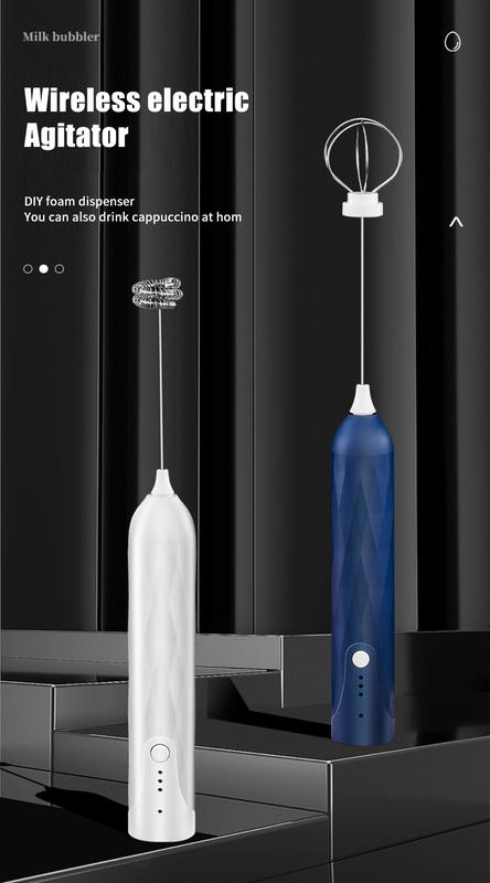 Product Introduction of Kitchen Baking Electric Milk Frother USB Rechargeable Electric Milk Frother Multi-Functional Automatic Beaters Cream Mixer Handheld 3-Speed Mixer Stirrer Egg Beater Mixer For Coffee Shop Eggs Stiring Kitchen Tools 13
