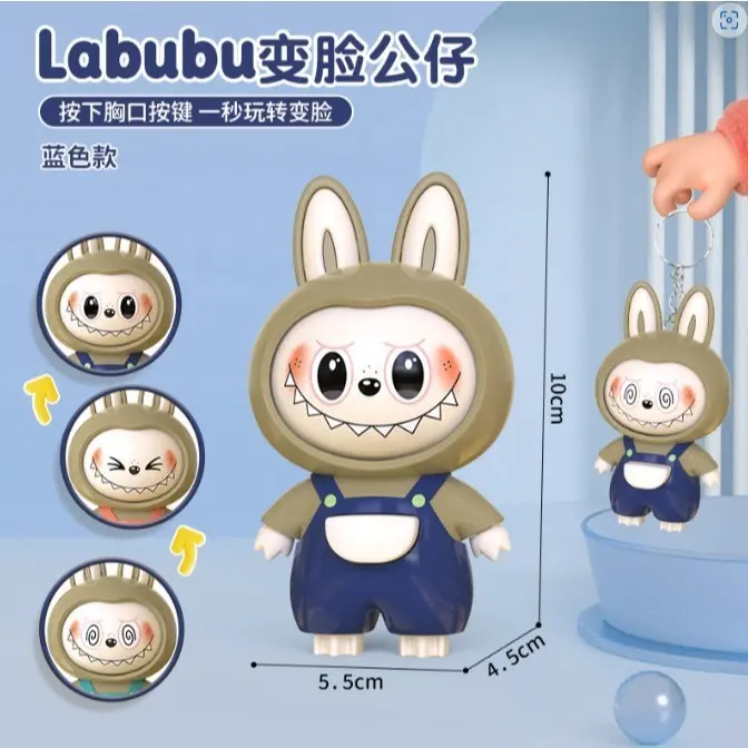 TUTU NaiLong Mainan Anak lucu Rubah Muka face Figure Doll Yellow Dragon Kuromi Sanrio dino kuning 8