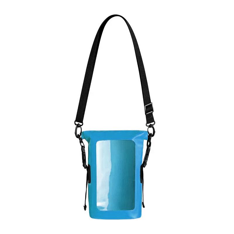 Product Introduction of Outdoor mobile phone water-proof shoulder bag waterproof Drybag seaside beach swimming drifting 2L crossbody bag fashion PVC waterproof bag bag 21