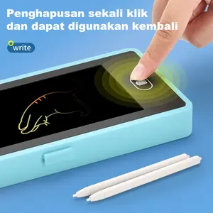 New children's multifunctional pencil case LCD writing board two in one student school portable storage stationery calligraphy painting drawing board pencil case children's early education