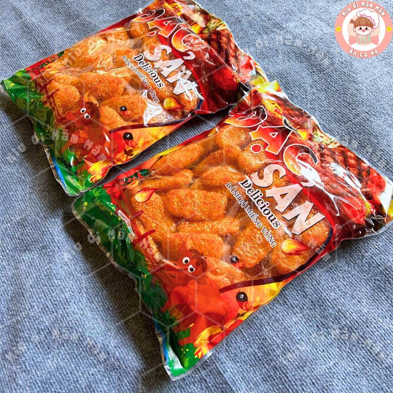 Bánh Bò Miếng Vừng Đặc Sản Gói Siêu To - Miễn Ship Food Ăn Vặt Snack Thức Ăn 2