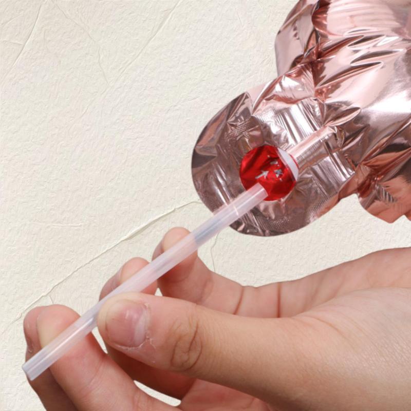 Clear Balloon Straw, 10/20/25/40pcs Balloon Inflation Straw, Balloon Accessories for Birthday Party Wedding Baby Shower 0