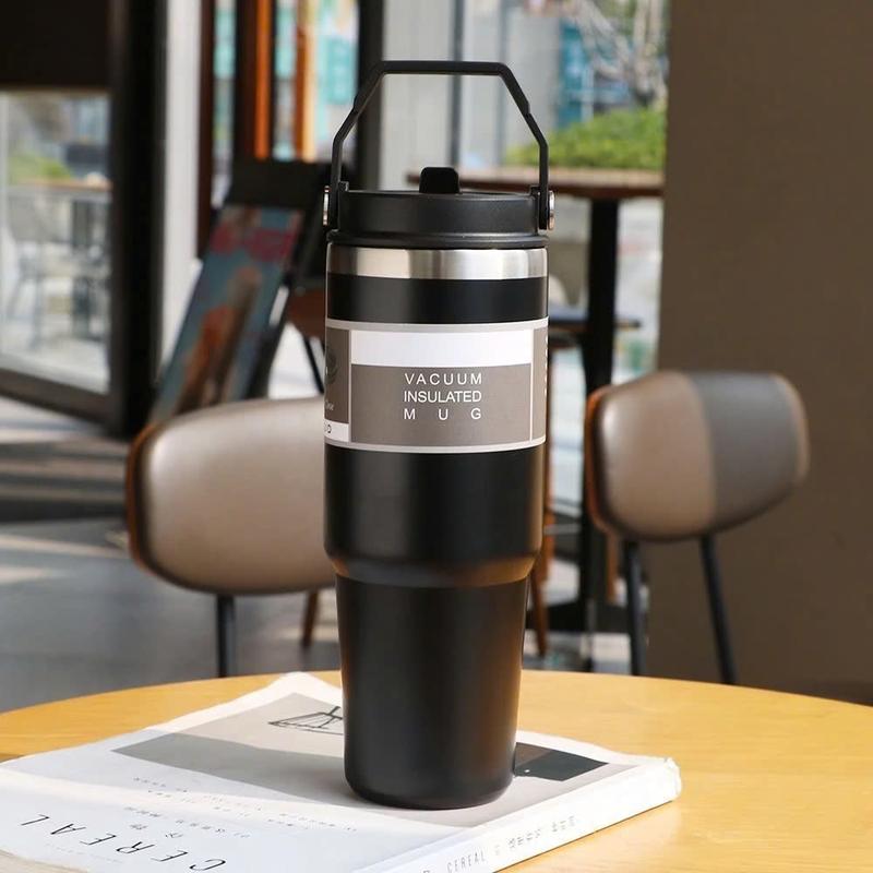 Product Introduction of [ HÀNG SẴN KHO ] Ly Giữ Nhiệt Kèm Ống Hút 900ml Nắp Dạng Xoay, Chất Liệu Inox 304 Giữ Nhiệt 6 Tiếng Thiết Kế Thông Minh 88 31