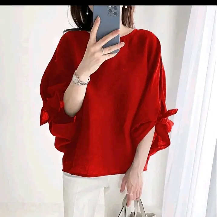 ATASAN BLOUSE WANITA  CANTIK TERBARU DAN KEKINIAN RED SERIES SIZE M/L/XL/XXL