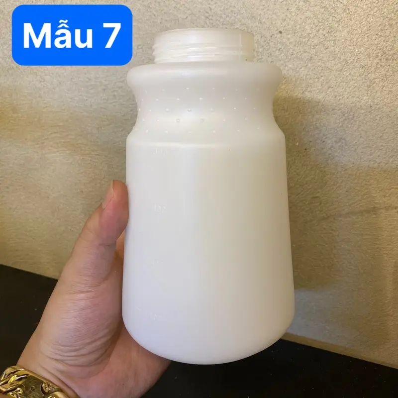 Bình Nhựa 1L Thay Thế Cho Bình Foam Bình Bọt Tuyết Rửa Xe - Đường Kính Miệng 55mm 8
