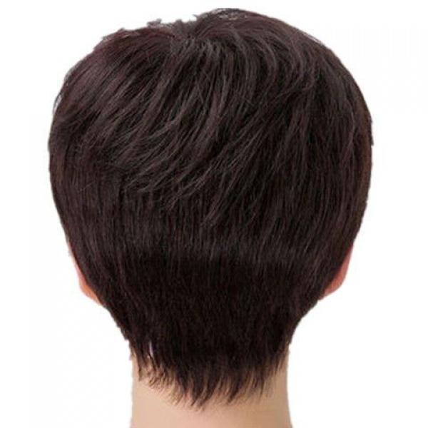 Product Introduction of Middle-Aged and Elderly Women's Fashion Wig Women's Short Hair Simulation Hair Hair Cover Full-Head Wig Natural Wig Mom 16
