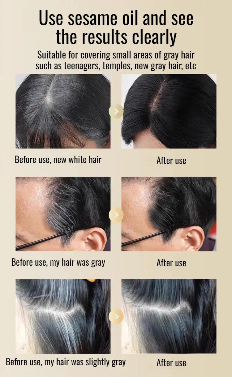 Product Introduction of Original product,Premium Plant-Based Hair Dye Stick & Comb,Instant Gray Hair Coverage with a Disposable, No-Wash, Waterproof, and Sweat-Proof Design for a Radiant Look 12