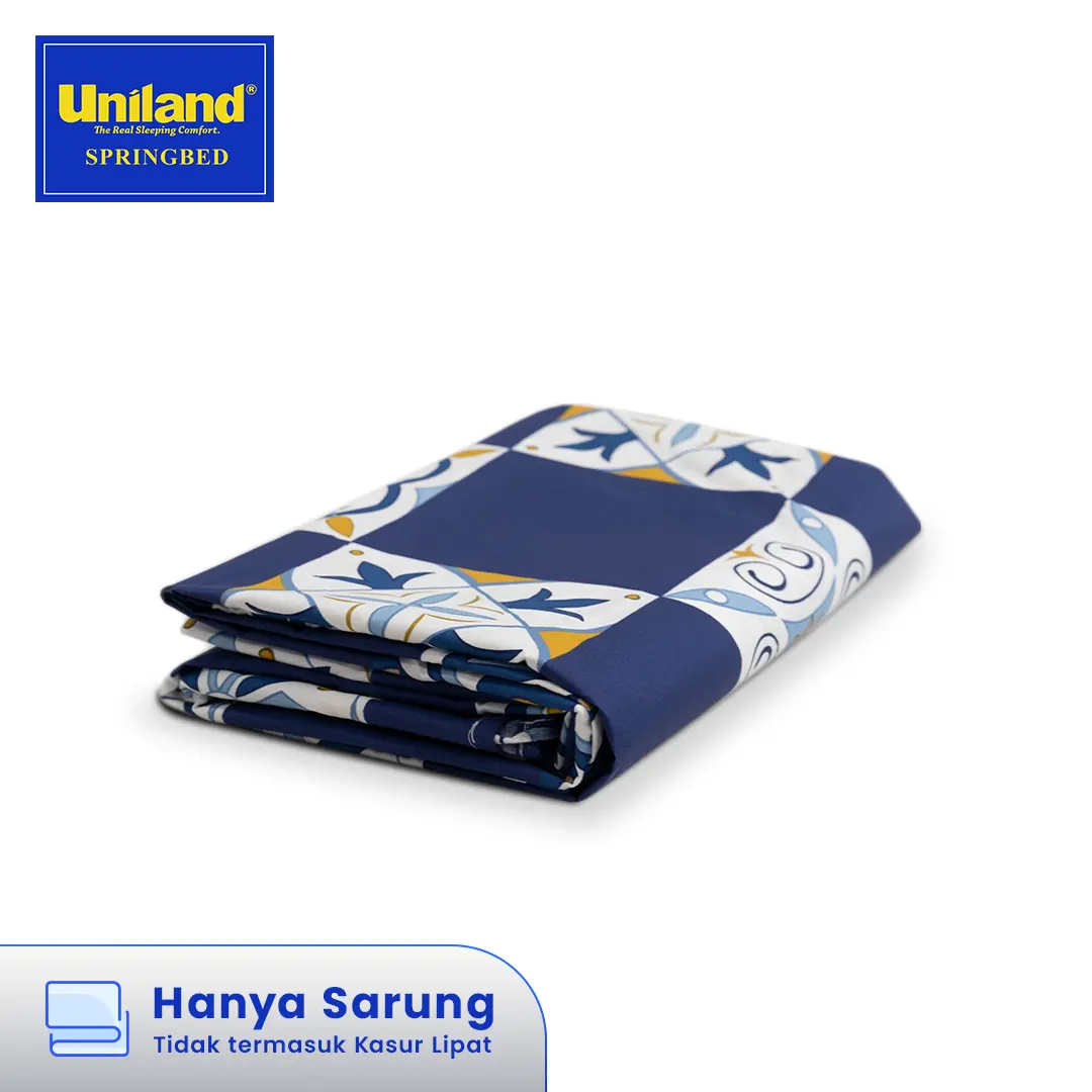 Uniland Sarung Katun Kasur Lipat - Sprei Resleting