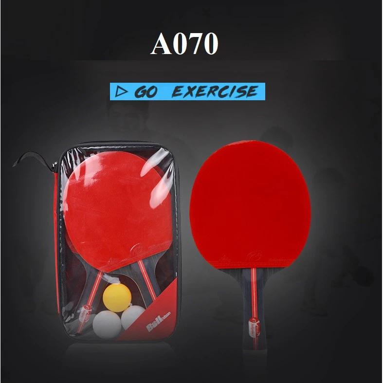 Vợt bóng bàn Boliprice - Laket bóng bàn thi đầu tiêu chuẩn Boliprice - Bộ 2 vợt - 1 túi - 3 bóng A070 vợt pickleball  sypik
