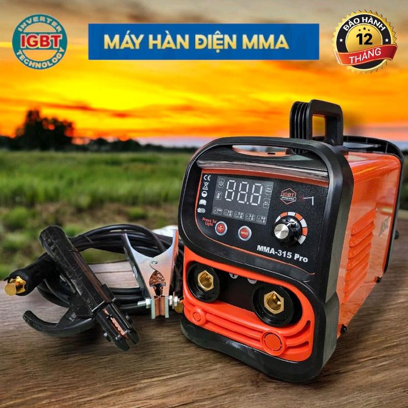 Máy hàn Jassic MMA-315 Pro , chuyên que 1.6-3.2mm , 6 tụ nguồn , mạch đổ keo , có đồng hồ Led hiện đại , tính năng VRD chống giật ,  có chỉnh chế độ ngấu que , chế độ bắt lửa hồ quang , bảo hành 12 tháng