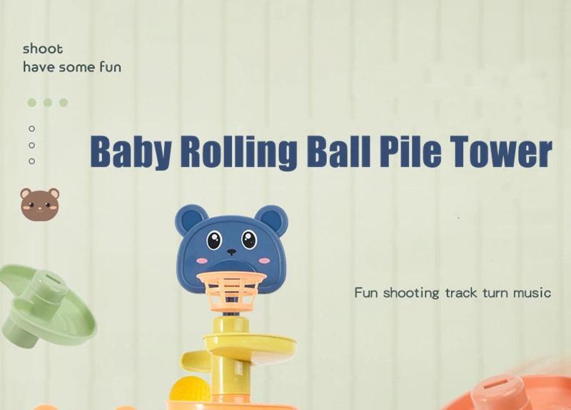 Product Introduction of Baby Rotating Ball Tower: Montessori Toy, Early Ed & Interactive Gift 3